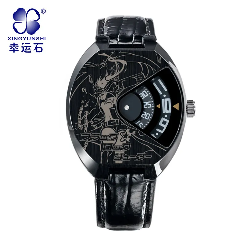 

Cartoon characters theme dynamic reading waterproof quartz watches Stainless Steel clock Men and women Fashion casual watches
