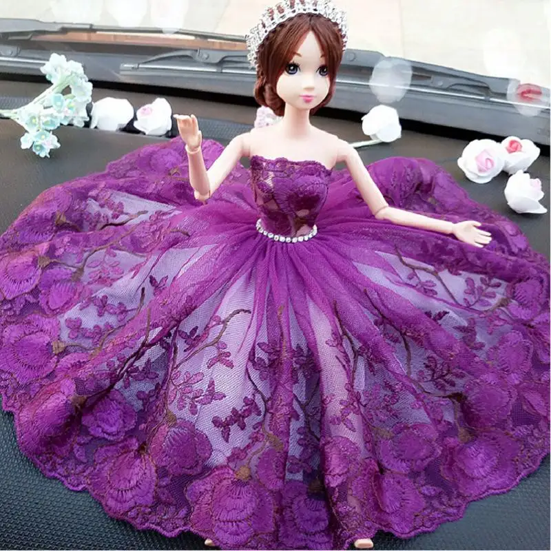 Fashion Girls Car Wedding Dolls Model 3D Eyes High Quality Toys 1/12 BJD JOINT Body Soft PVC Evade Glue Birthday Christmas Gift | Игрушки и