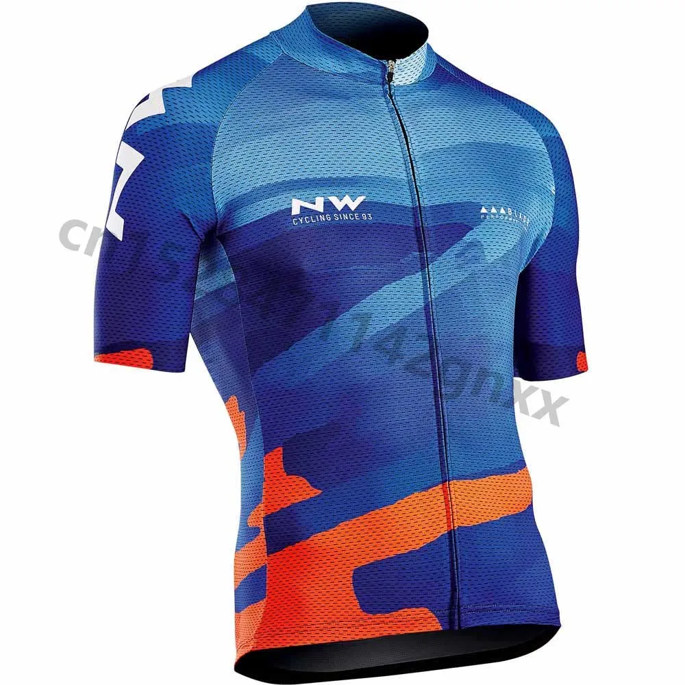 Новинка NW Northwave летняя гоночная велосипедная одежда Pro team Велоспорт Джерси с коротким рукавом дышащая одежда для велоспорта Ropa Ciclismo - Цвет: 6