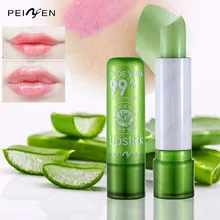 Бренд PNF, алоэ вера, натуральный, волшебный, меняющий цвет, Желейный блеск для губ, стойкий, увлажняющий, для макияжа, губная помада, косметика, PN003