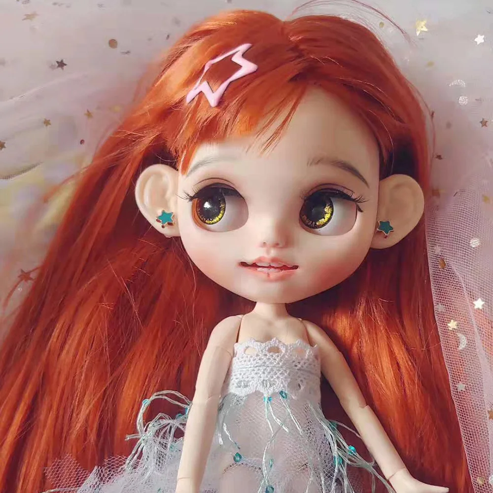 

Customized Blyth Doll White Skin Blyth Dolls 19 Joint Body DIY BJD toys Fashion toy for Girl