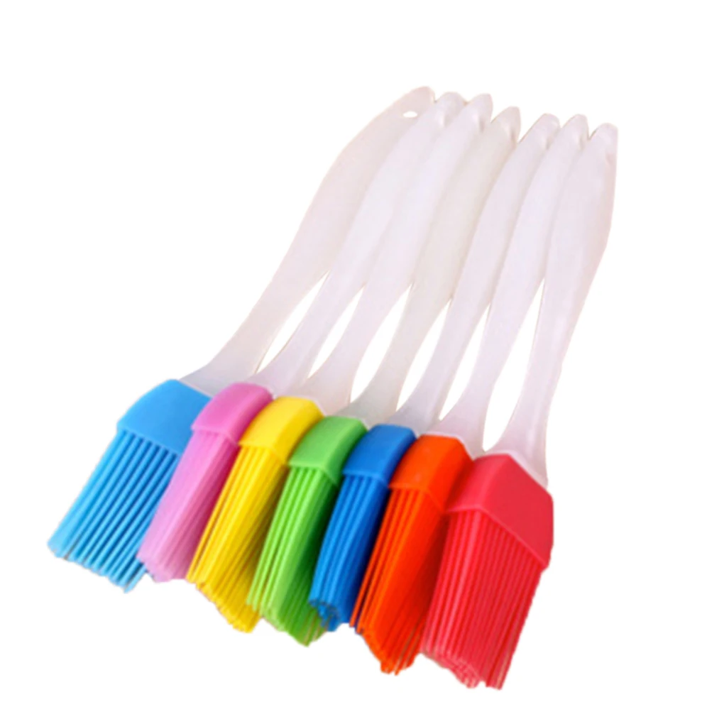 

Hot Sale Silicone Baking Bakeware Bread Cook Brushes Pastry Oil BBQ Basting Brush Tool Pastry BrushColor Random