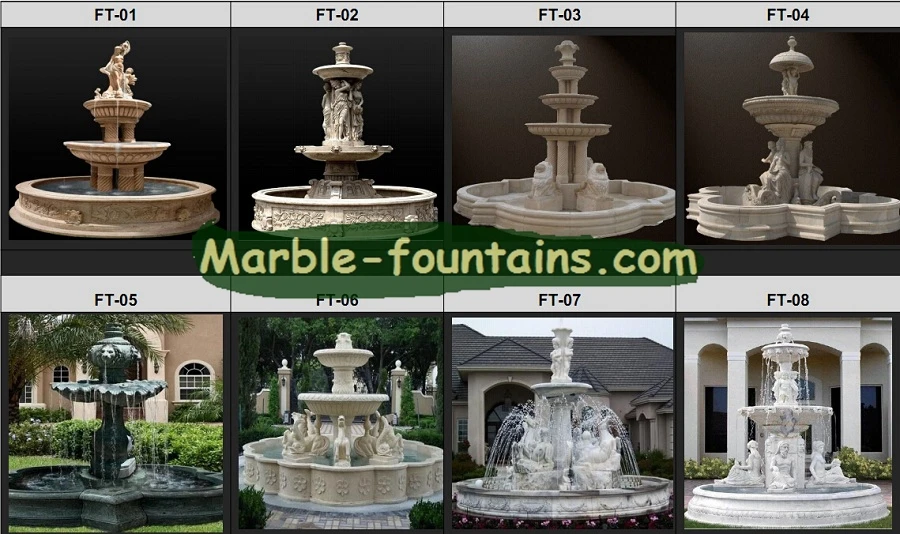 Marble Garden Fountains Waterfall Design Natural Stone Fountain Usually This Kind Large Fountain Height Can Be 9 Feet With More Morden Elements On The Stone Sculpture Design Pool Round Square Or Octagonal You
