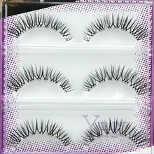 9 пар натуральные длинные накладные ресницы прозрачные Толстые Накладные ресницы для наращивания макияжа ресницы для наращивания