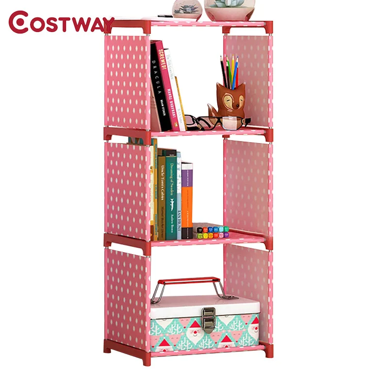 

COSTWAY Bookshelf Storage Shelve for books Children book rack Bookcase for home furniture Boekenkast Librero estanteria kitaplik