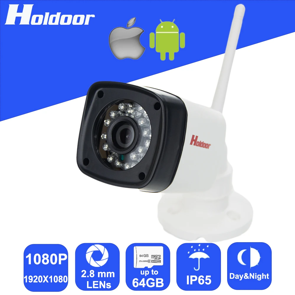 

WiFi WebCam 1080P 2.8mm Lens waterproof security P2P Outdoor Camera Motion Detection Alarm Video Record Email Alert Onvif CCTV