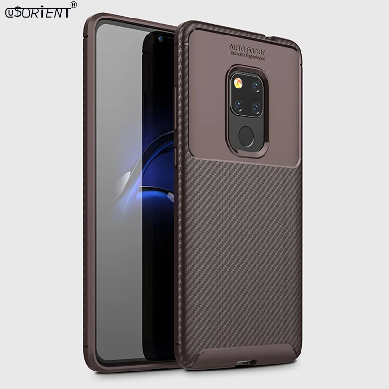 Матовый чехол для телефона Huawei Mate 20 Mate20 облегающий из углеродного волокна