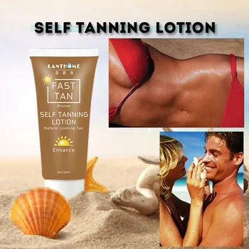 

New 50ML Body Bronze Sunscreen Self hand Sun Tan Tanning Enhance Lotion