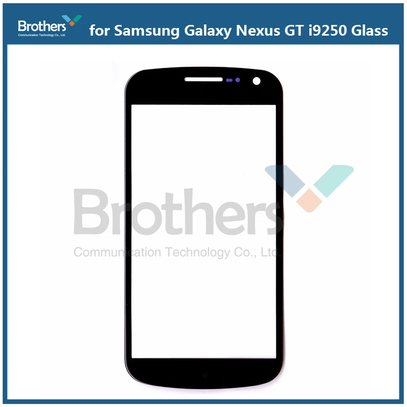 Черное стекло для Samsung Galaxy Nexus 3 i9250 Внешнее i9520 передняя линза сенсорный экран