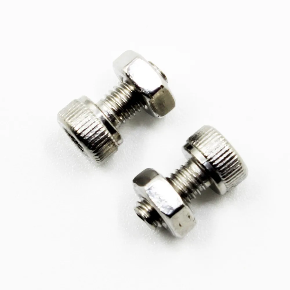 

20pcs M3 x 6mm A2-70 304 DIN912 Stainless Steel Allen Hex Head Socket Cap Screw Bolt With Nuts