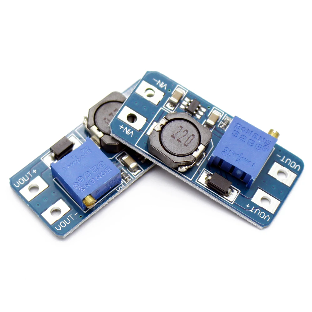 

MT3608 DC-DC Step Up Converter Booster Power Supply Module Boost Step-up Board MAX output 28V 2A for arduino