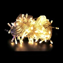 220V EU Plug 80 LED 10m led String Light for Holiday Party Wedding led christmas lighting LED String Lights Free shipping