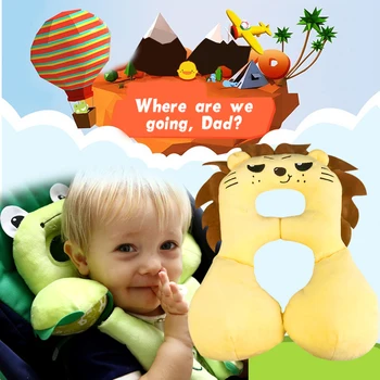 

Baby Cartoon U-Shaped Pillow Neck Support Memory Cervical NAP Airplane Travel Pillow Office Car Infant Sleep Headrest
