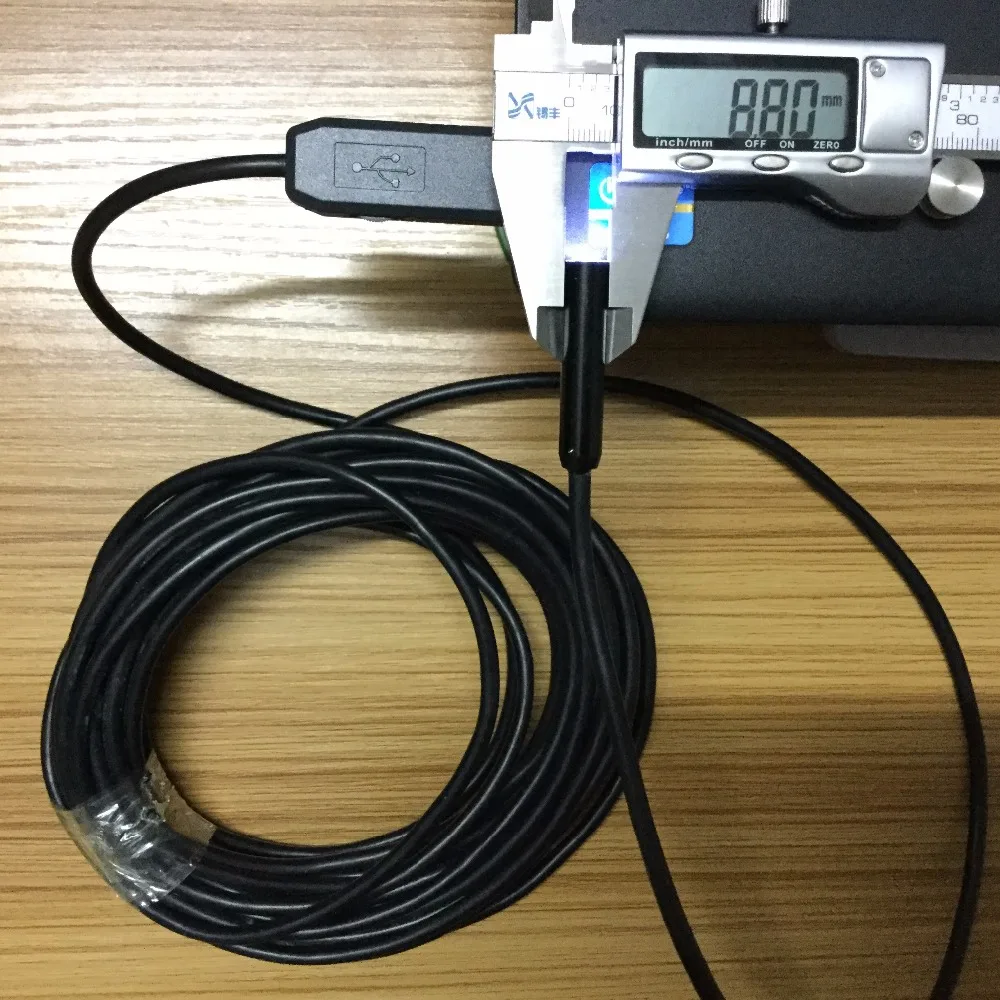 

Lens 9mm USB Endoscope 6 LED Waterproof Borescope Inspection Video CCTV Camera Videcam Borescope Detection Tool 2M/5M/7M/10M