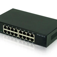 16-Порты и разъёмы 10/100 м обратное POE Питание коммутатора ethernet