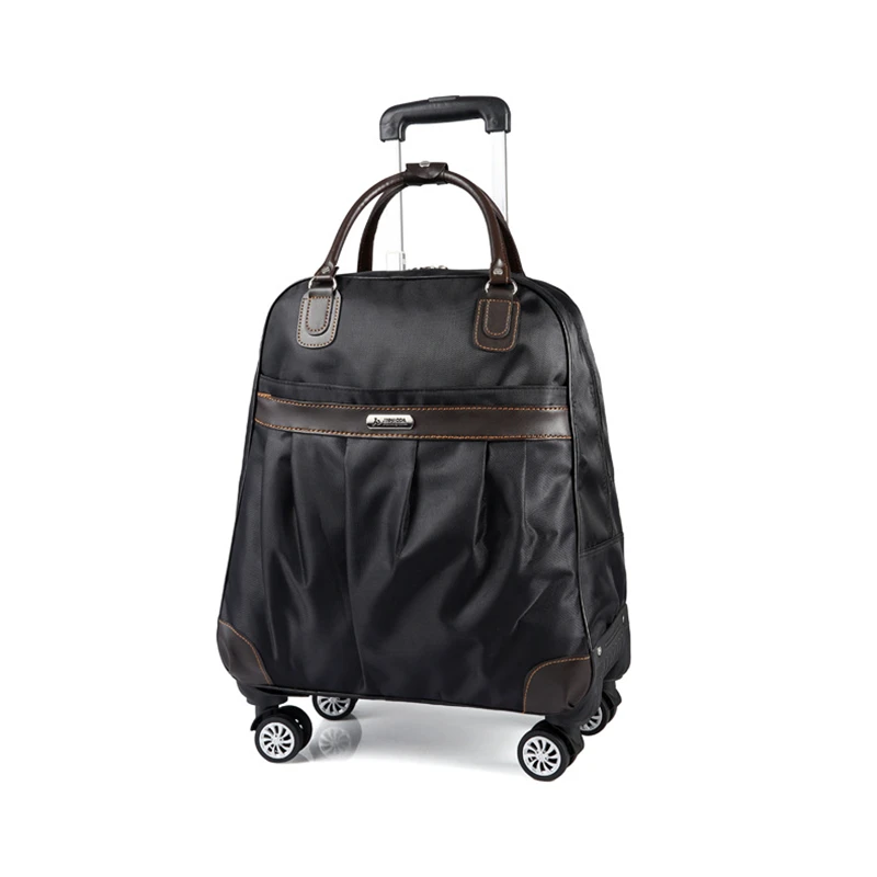 

Men's Universal Wheel Travel Bag Unisex Large Capacity Waterproof Trolley Bag Boarding Box Travel Caster Trolley Luggage Bag