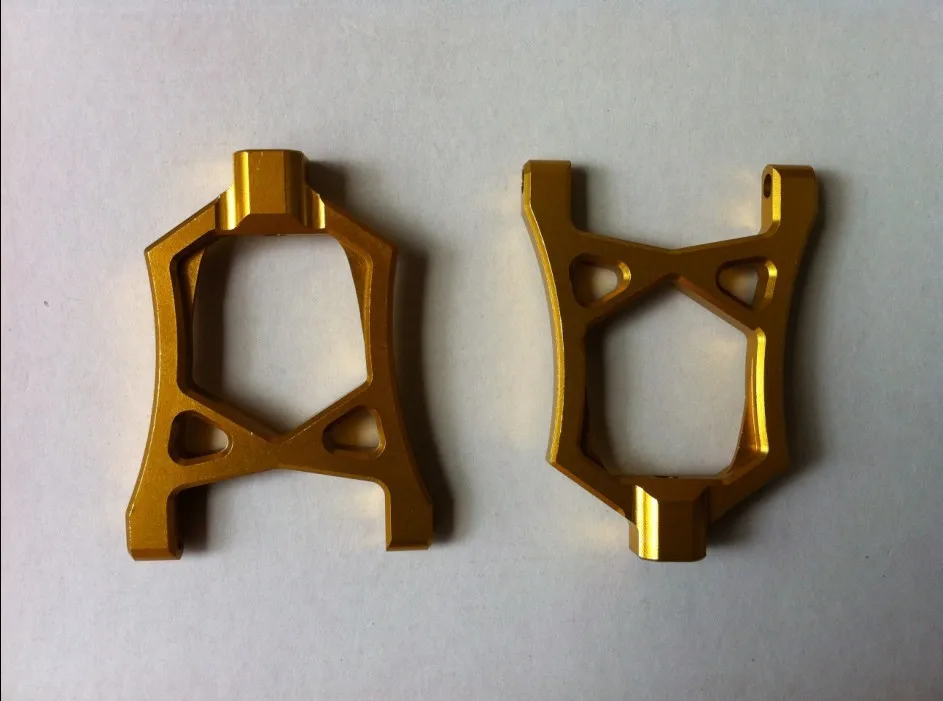 

alloy Front upper arm 2pc for baja. gold color