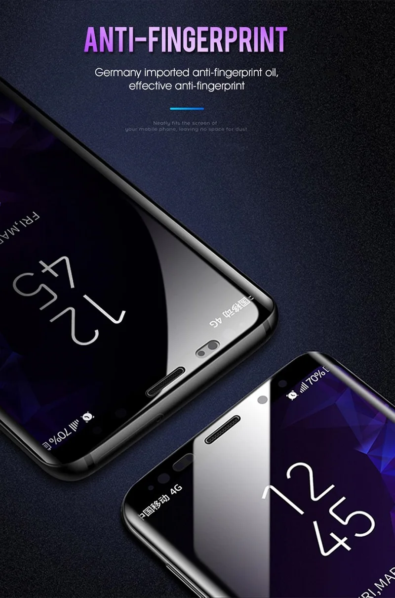 3D закаленное стекло для samsung Galaxy S8 S9 Plus стекло для samsung Galaxy S10 Plus Lite S10e S9 S8 Plus защитная пленка из фольги