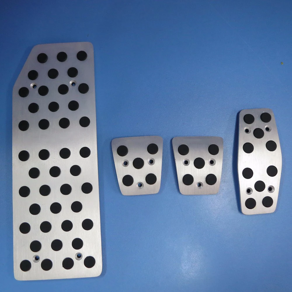 

TTCR-II Car Accessories High quality Aluminium alloy Accelerator Gas Brake Footrest Pedals Pad for KIA Cerato AT/MT Stickers