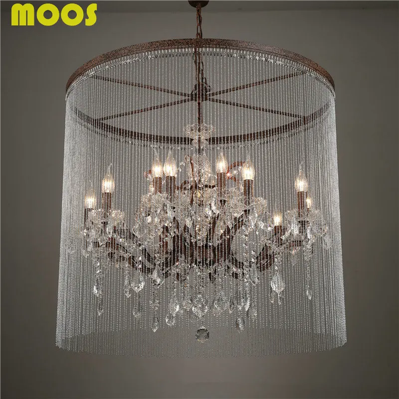 Popular wrought iron crystal chandelier buy cheap wrought iron ...