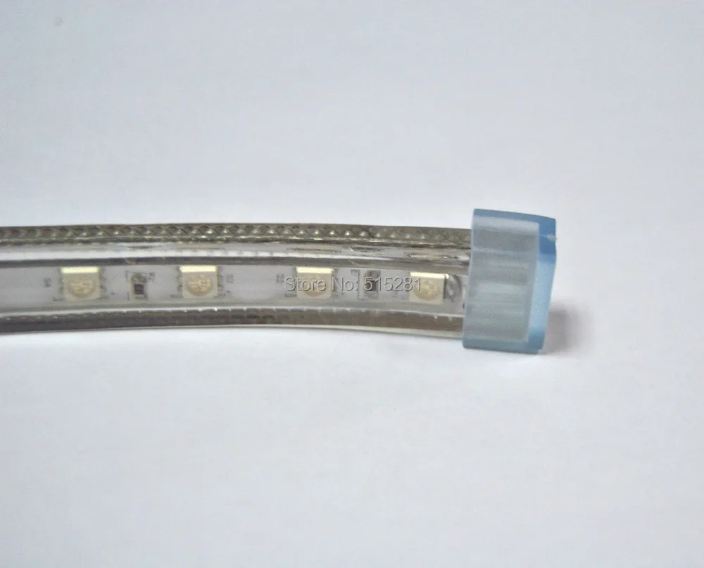 10 лампочек крышка для светодиодной ленты AC220V SMD 5050 RGB аксессуары легкая в