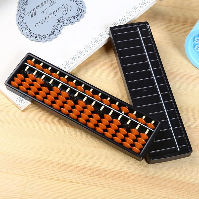 

Plastic Abacus 15 Digits Arithmetic Tool Kid's Math Learn 5 Beads Mental Abacus Traditional Aid Caculating Toys Gifts