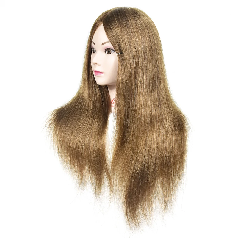 Training Head With Human Hair For Practice Dummy Hairstyles Long Hair And Natural Head Training For Hairdresser Mannequin Head Training Head With Human Hair For Practice Dummy Hairstyles Long Hair And Natural Head Training For Hairdresser Mannequin Head