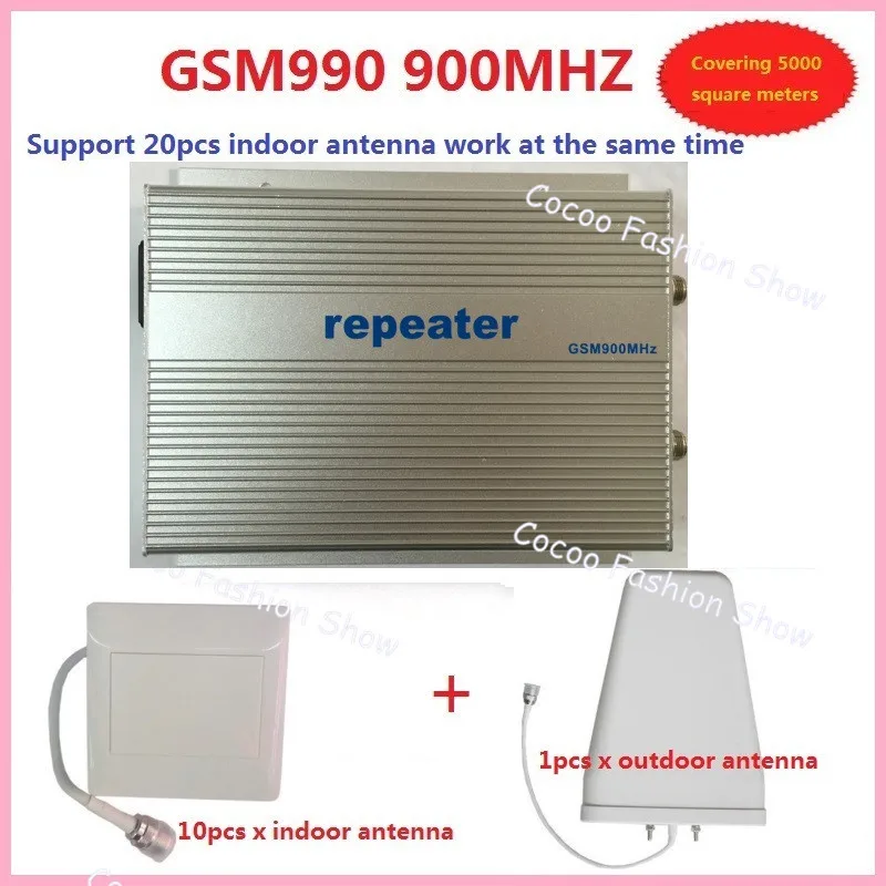 

3w GSM990 GSM 900Mhz mobile cell phone signal booster repeater amplifier gsm cellular signal booster amplifier +10pc antenna