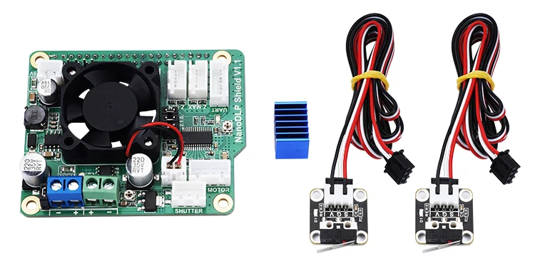 NanoDLP board with endstop detail 1