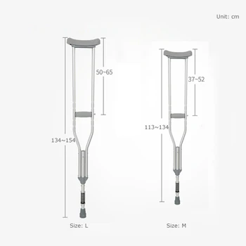 

High quality medical damping axillary crutches for patients
