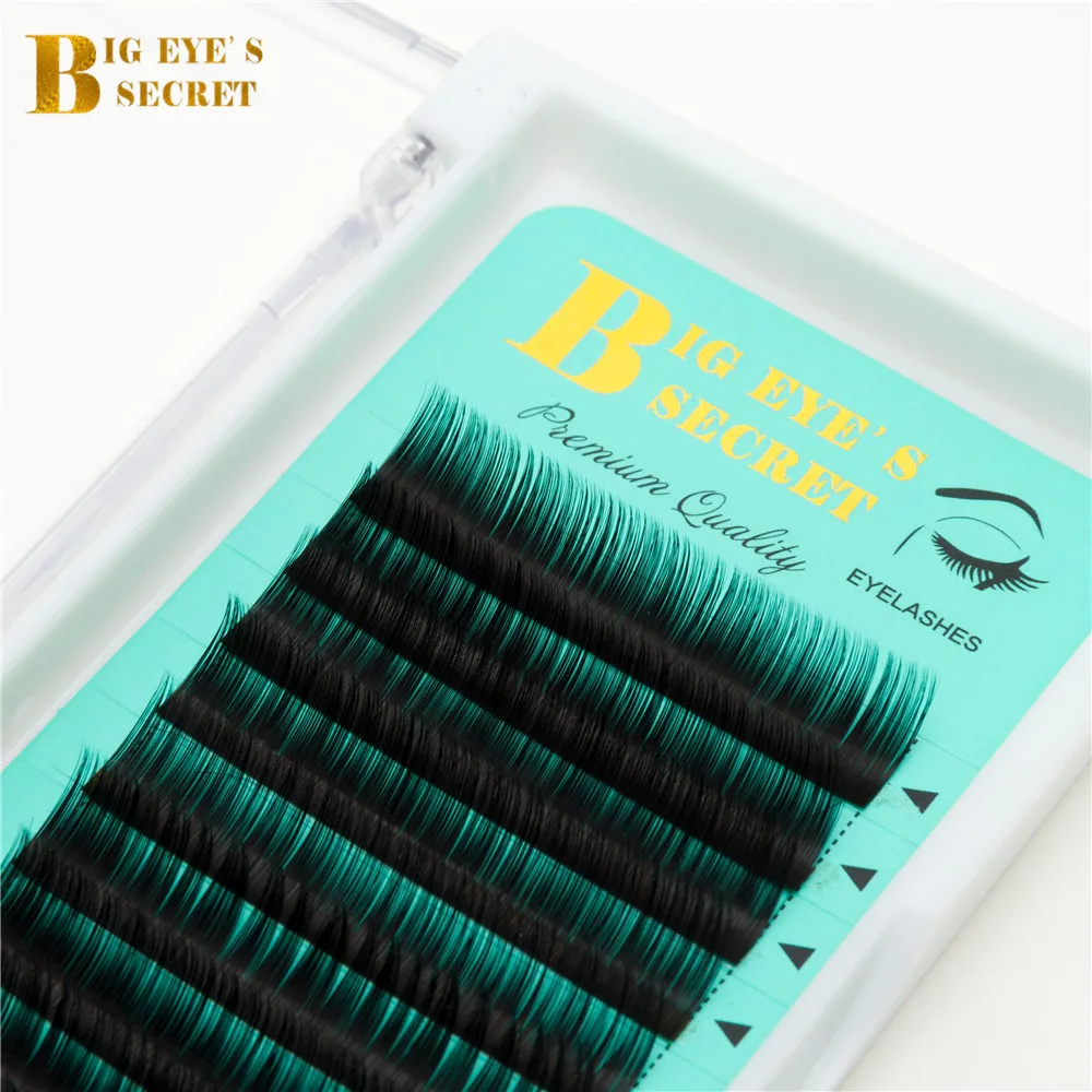 Big Eye's Secret J B C D L Curl synthetic mink artificial Fake False Eye Lash Individual Eyelashes Extension free shipping