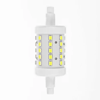 

5W 40LED Horizontal Plug Lights Dimmable Flood Light Corn Lamp Bulb Cool White AC 85-265V