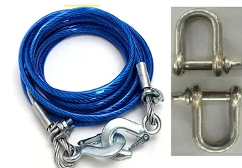 

8T--11T 5M--8M towing rope with PVC cover tow steel wire rope , boat part, marine hardware