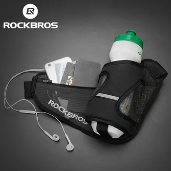

ROCKBROS Cycling Bag With Water Bottle Sports Running Fitness Waist Bags Bicycle Accessories sacoche velo MTB Bicycle Bag
