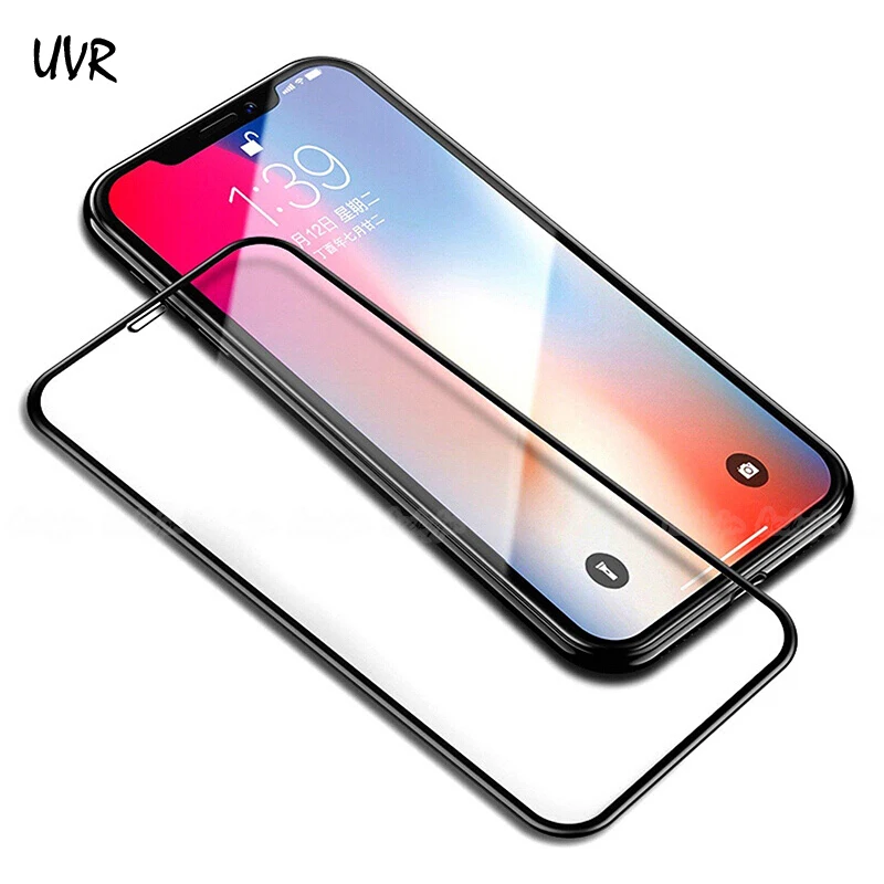 

UVR For iPhone XR/XS/XS MAX Front 5D Glass New 4D 3D Full Coverage Screen Protector For Apple iPhone XR XS Max Tempered Glass