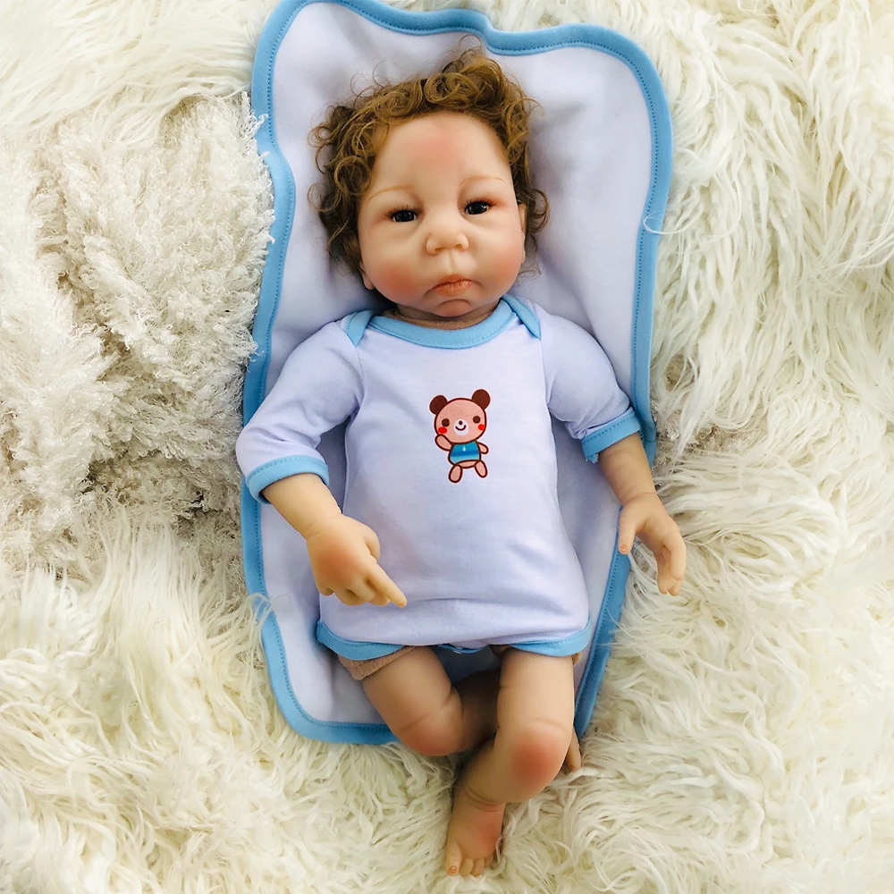 Sudoll Reborn Baby Doll 18 "ручной работы реалистичные, из мягкого силикона винил новорожденных кукла милый подарок на день рождения для девочки или