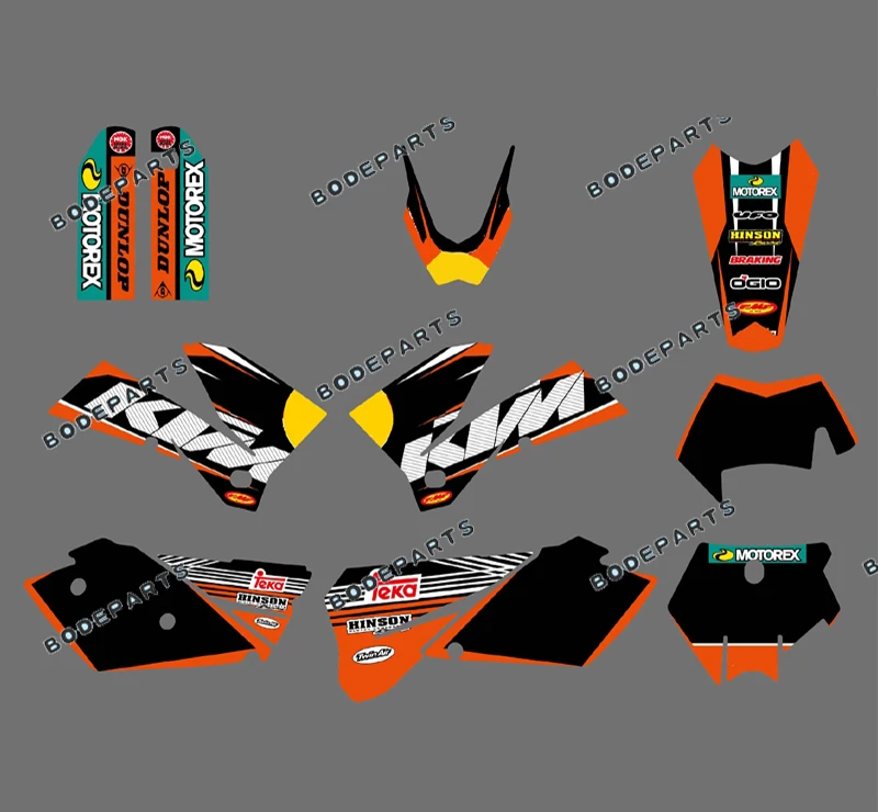 Грязи мотоцикл, мотоцикл SXF MXC SX EXC наклейка Стикеры для мотоцикл KTM SXF MXC SX EXC 2005 2006 2007
