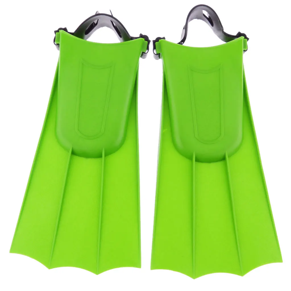 Регулируемые ласты для тренировок длинные Ласты с регулируемым ремешком для подводного плавания и подводного плавания - Цвет: XL Green