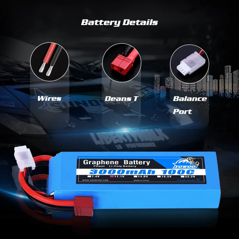 Графин 2S 3S 4S 6S 7 4 V 11 1 14 8 18 5 батарея 22 2 mAh 100C Burst 200C высокая скорость разряда для