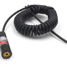 5 мВт красный лазер 650 нм 2,8-5,2 В отрегулированный модуль лазерной головки 12x40 мм и держатель и адаптер