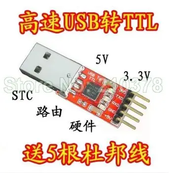 

50sets/lot CP2102 Serial Converter USB 2.0 To TTL UART 5PIN Module with Dupont line