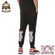 Tide бренд Evisu мужские брюки, грукий медведь, с именем, Дикий хлопок, дышащие спортивные штаны, повседневные штаны, Мужские штаны 712