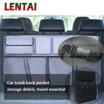 

LENTAI Car Trunk Organizer seat Storage Bag Oxford For Renault Megane 3 Duster Logan Captur Clio Chevrolet Cruze Aveo Captiva