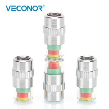 

4Pcs/Set 2.4Bar 36psi Tire Pressure Monitor Pressure Gauge Cap Sensor Indicator Alert Monitoring Tools Kit