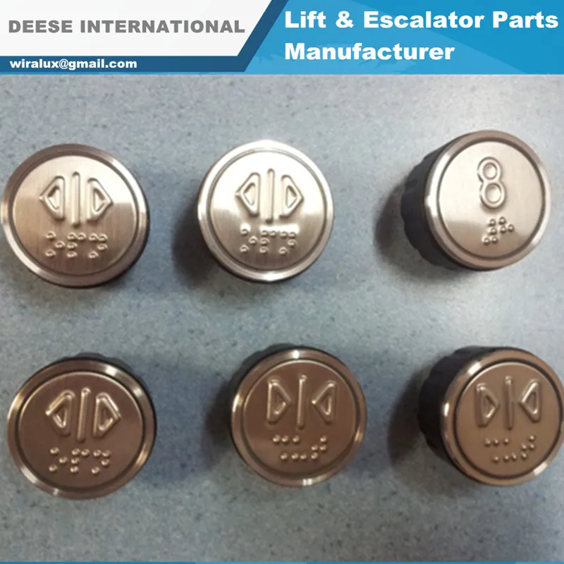 

NEW Elevator Parts | elevator button | Push button | BR36 button | genuine new 36mm With braille
