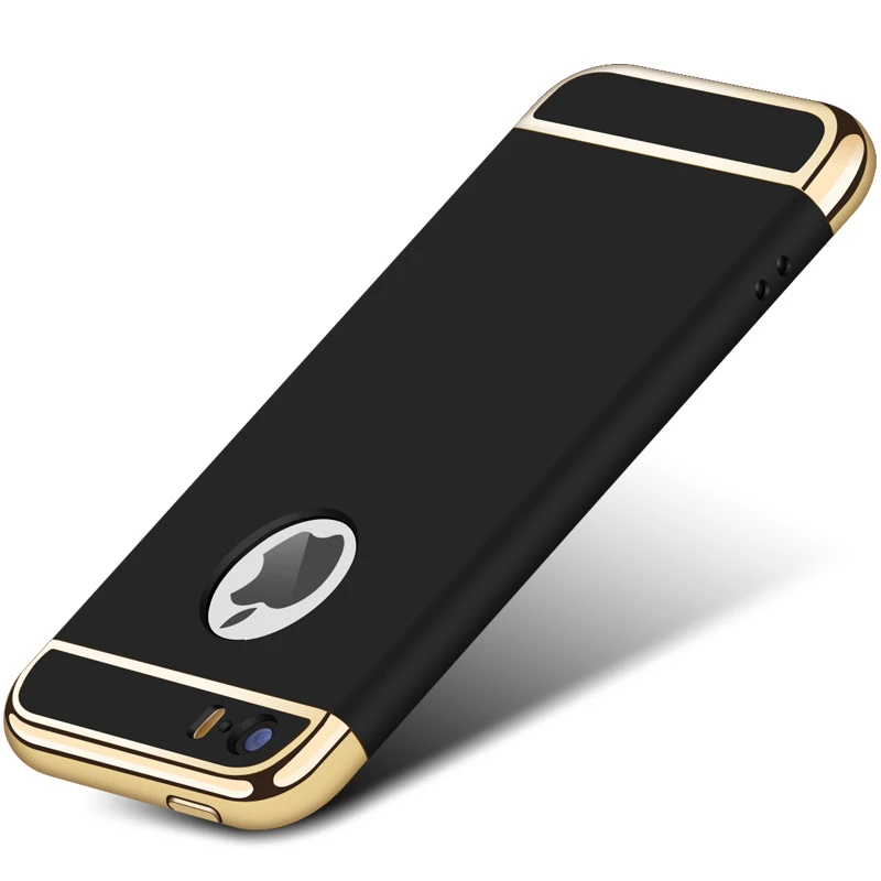 For IPhone 5 5S SE Phone Case Aubusen Luxury 3-in-1 Shockproof Frosted Shield Hard Back Cover S |