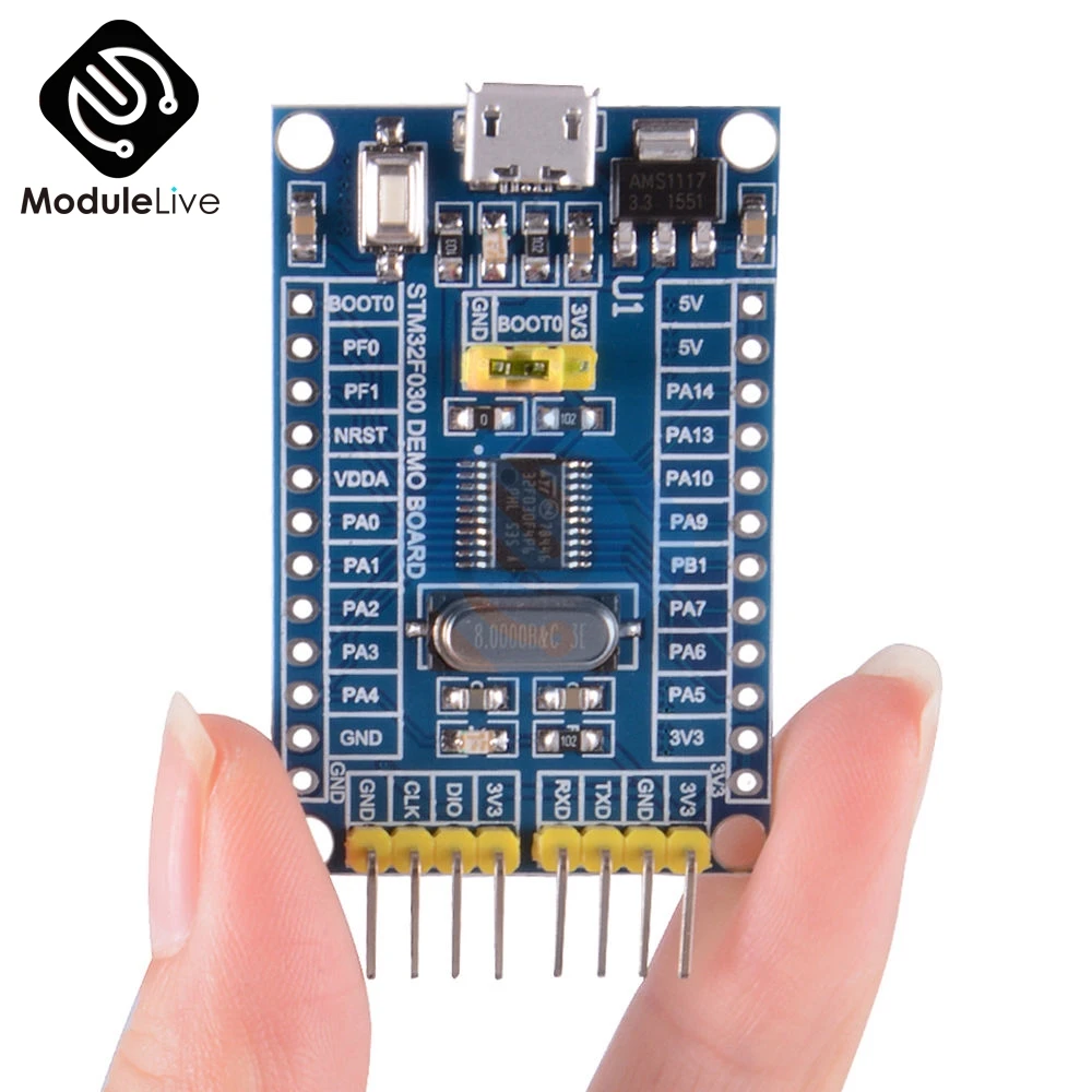 STM32F030F4P6 ARM CORTEX-M0 Core 32 бит 48 МГц плата Минимальная разработка системы микроконтроллер SWD/ISP двойной загрузки DIY наборы