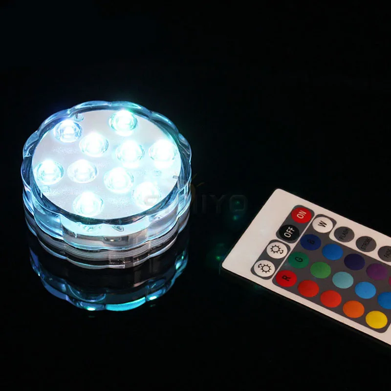 LED Underwater Light RGB Remote Control Pond Aqua Tank Swimming Pool Mood Lamp