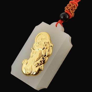 

TJP 2018 Good Quality Wholesale Discount Jade Pendants For Men Women brave troops Free Shipping Necklaces