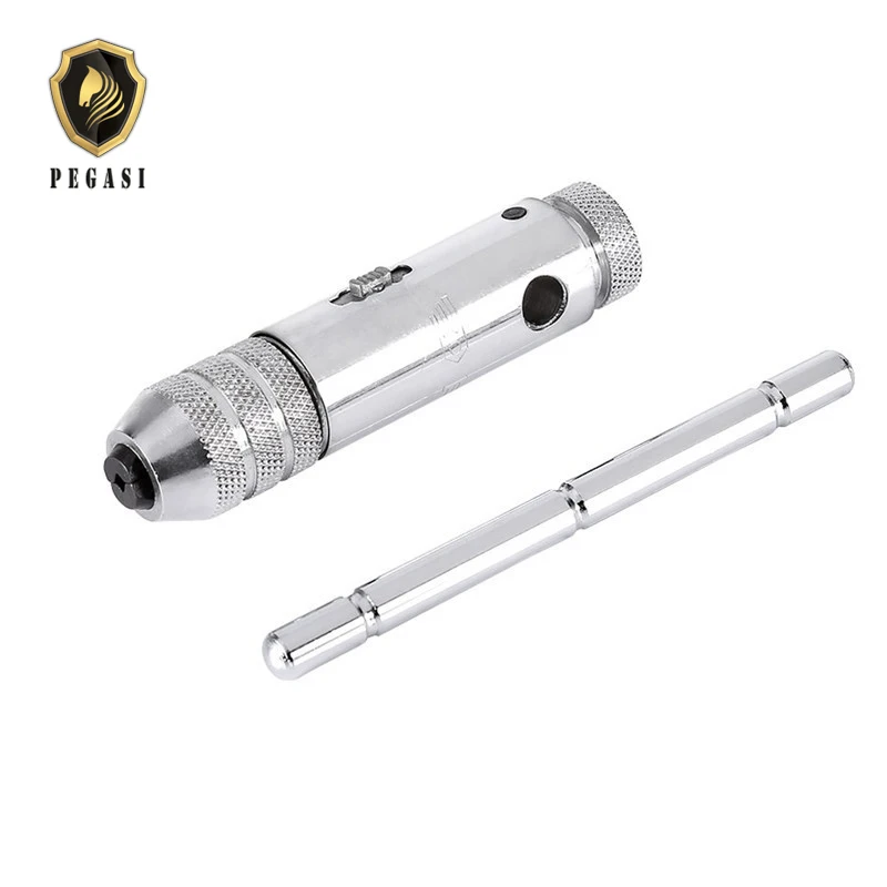 

PEGASI Snap And Grip M3-M8 Handle Wrench T Bar Tap Torque Wrench Gator Grip For Screw Tap Drill Bit Household Hand Tool Set